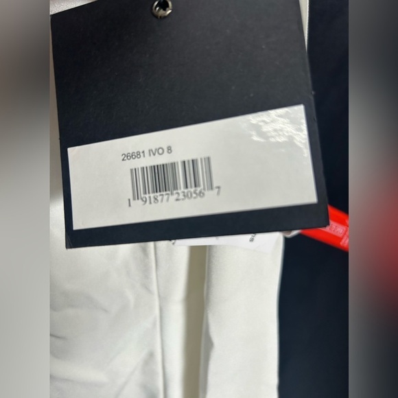 Ieena for Mac Duggal 26681 Jeweled Scoop Neck Fitted Midi Dress - Picture 6 of 6